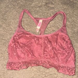 PINK Victoria's Secret Pink Lace Trim Bra